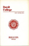 Dordt College Bulletin 1959-60