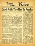 The Voice, May 1961: Volume 7, Issue 3 by Dordt College